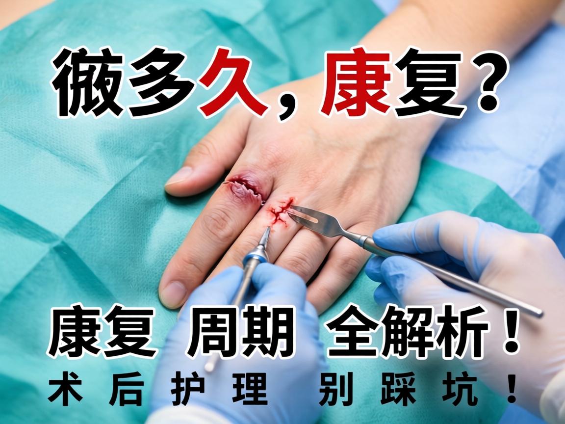 腋臭微创手术多久康复？康复周期全解析，术后护理别踩坑！