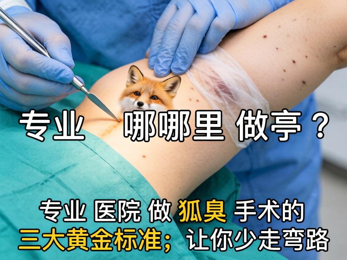 长沙狐臭手术哪里做？专业医院做狐臭手术的三大黄金标准，让你少走弯路