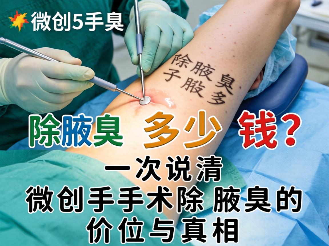 微创手术除腋臭多少钱？一次说清微创手术除腋臭的价位与真相