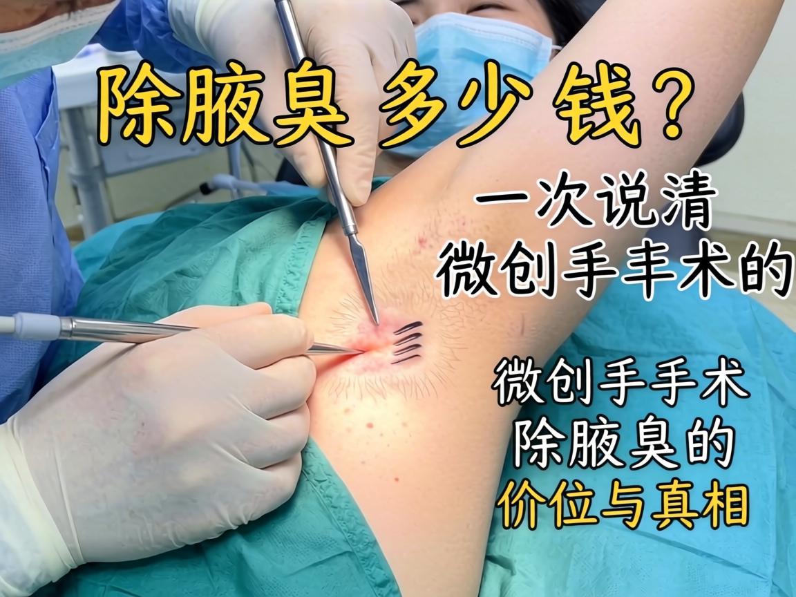 微创手术除腋臭多少钱？一次说清微创手术除腋臭的价位与真相