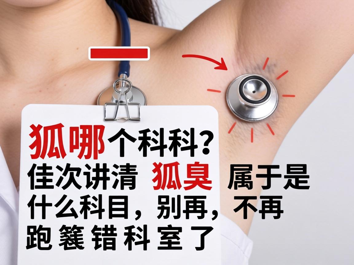 狐臭该挂哪个科?一次讲清狐臭属于什么科目,别再跑错科室了 狐臭该挂哪个科?一次讲清狐臭属于什么科目,别再跑错科室了