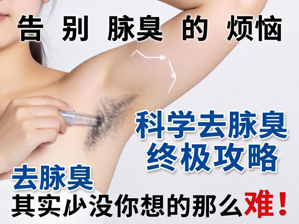 告别腋臭烦恼，科学去腋臭的终极攻略，去腋臭其实没你想的那么难！