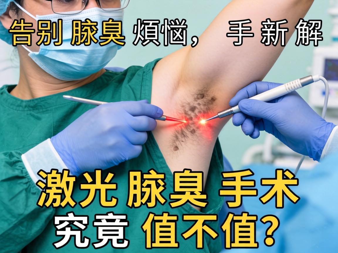激光腋臭手术新解，告别腋臭烦恼，激光腋臭手术究竟值不值？