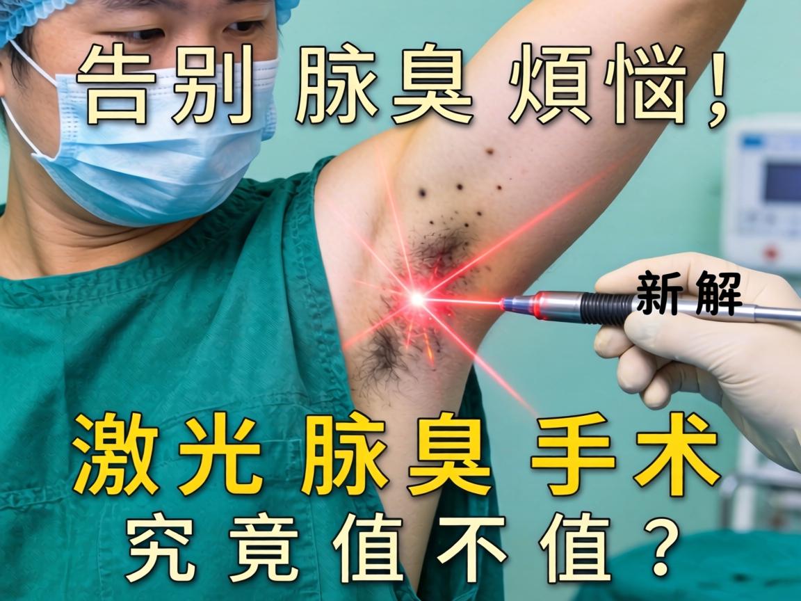 激光腋臭手术新解，告别腋臭烦恼，激光腋臭手术究竟值不值？