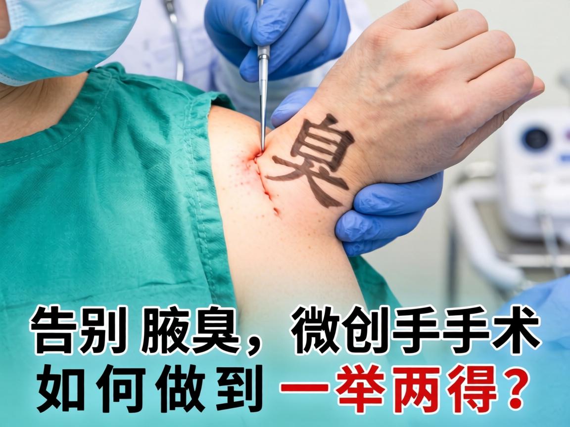 腋臭手术微创手术,告别腋臭,微创手术如何做到一举两得? 腋臭手术微创手术,告别腋臭,微创手术如何做到一举两得?