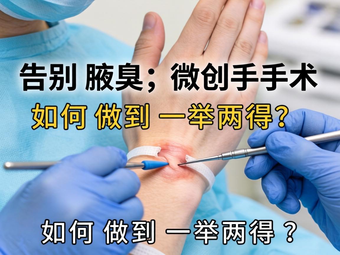 腋臭手术微创手术,告别腋臭,微创手术如何做到一举两得? 腋臭手术微创手术,告别腋臭,微创手术如何做到一举两得?