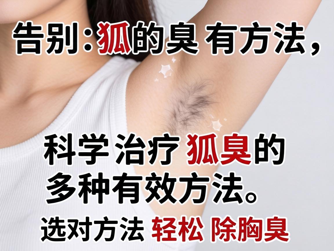 告别狐臭有方法，科学治疗狐臭的多种有效方法，选对方法轻松除腋臭