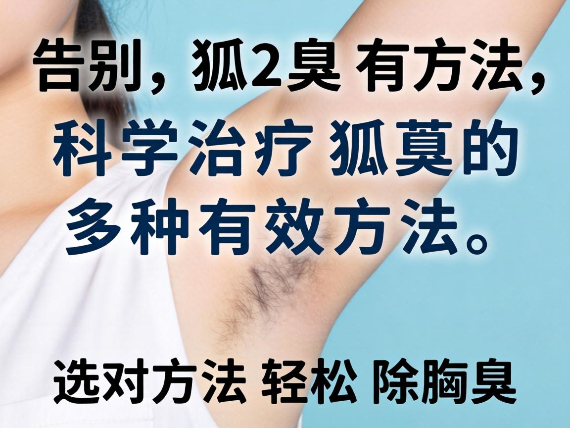 告别狐臭有方法，科学治疗狐臭的多种有效方法，选对方法轻松除腋臭
