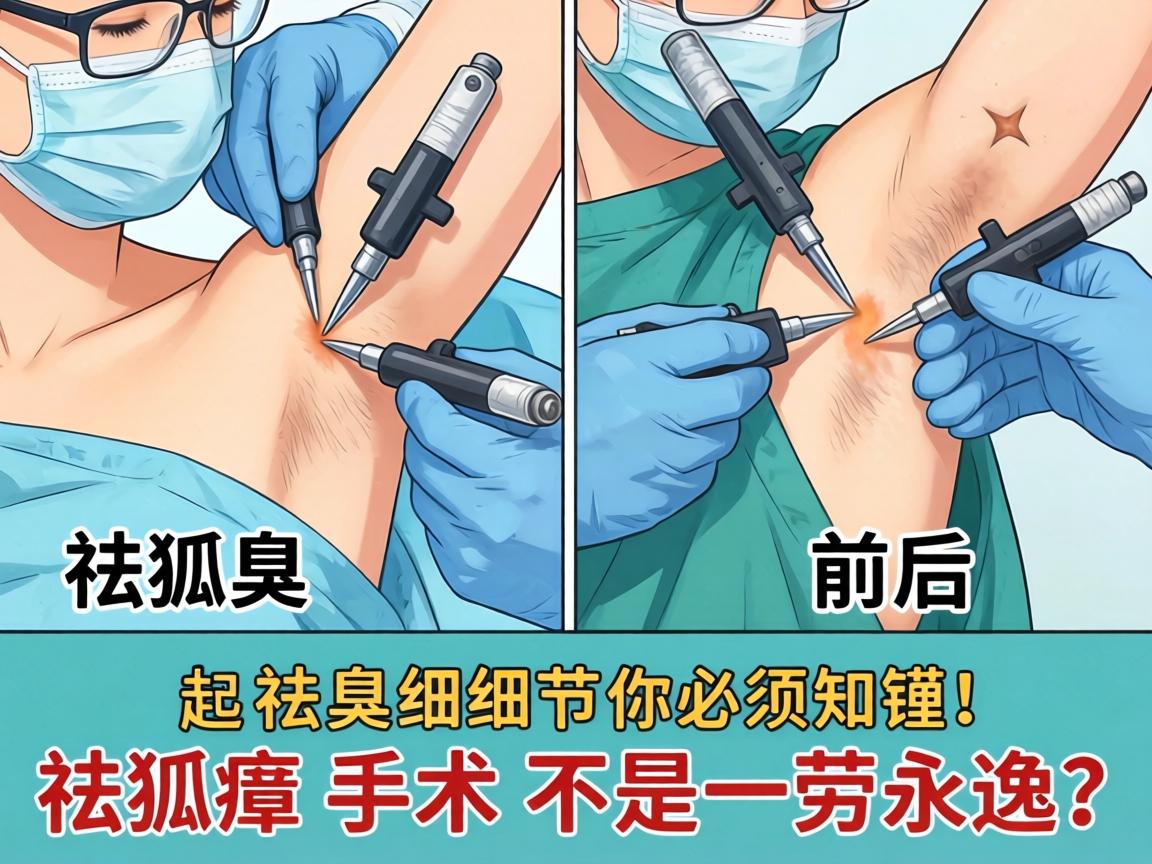 祛狐臭手术前后，这些祛臭细节你必须知道！祛狐臭手术不是一劳永逸？