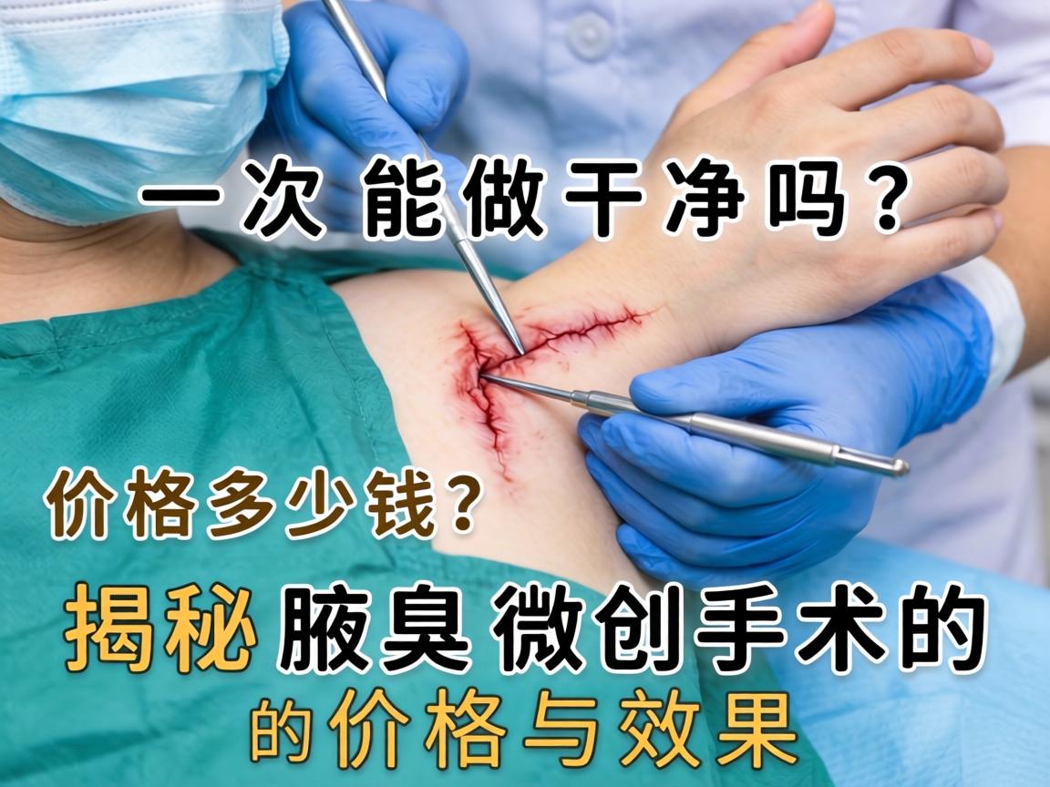腋臭微创手术一次能做干净吗?价格多少钱?揭秘腋臭微创手术的价格与效果 腋臭微创手术一次能做干净吗?价格多少钱?揭秘腋臭微创手术的价格与效果
