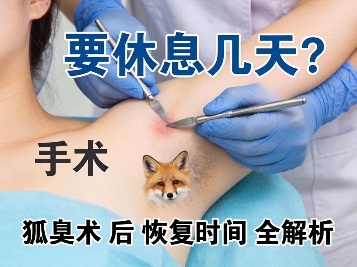 狐臭手术要休息几天?狐臭术后恢复时间全解析 狐臭手术要休息几天?狐臭术后恢复时间全解析