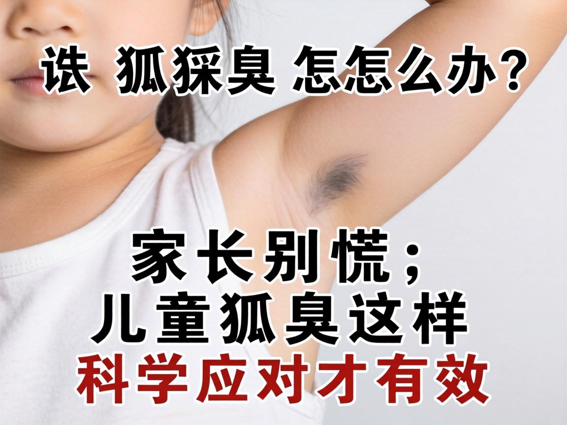 儿童狐臭怎么办？家长别慌，儿童狐臭这样科学应对才有效