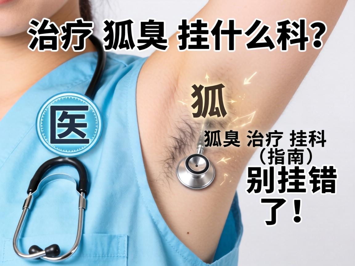 治疗狐臭挂什么科?狐臭治疗挂科指南,别挂错了! 治疗狐臭挂什么科?狐臭治疗挂科指南,别挂错了!