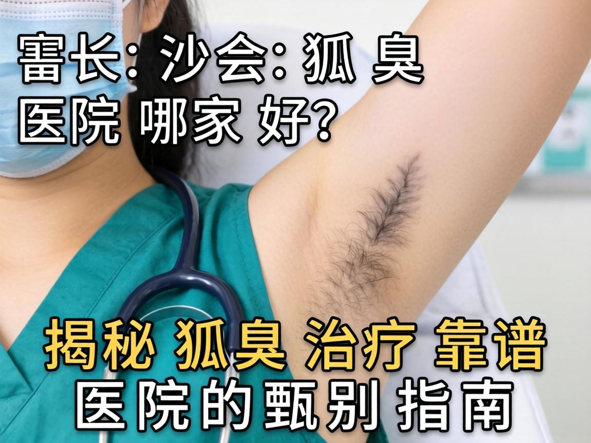 长沙狐臭医院哪家好？揭秘狐臭治疗靠谱医院的甄别指南