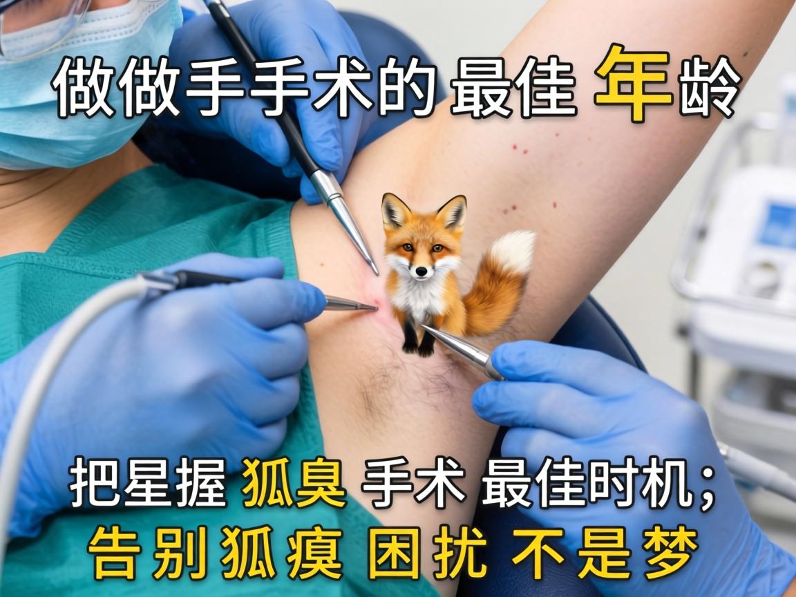 狐臭做手术的最佳年龄,把握狐臭手术最佳时机,告别狐臭困扰不是梦 狐臭做手术的最佳年龄,把握狐臭手术最佳时机,告别狐臭困扰不是梦