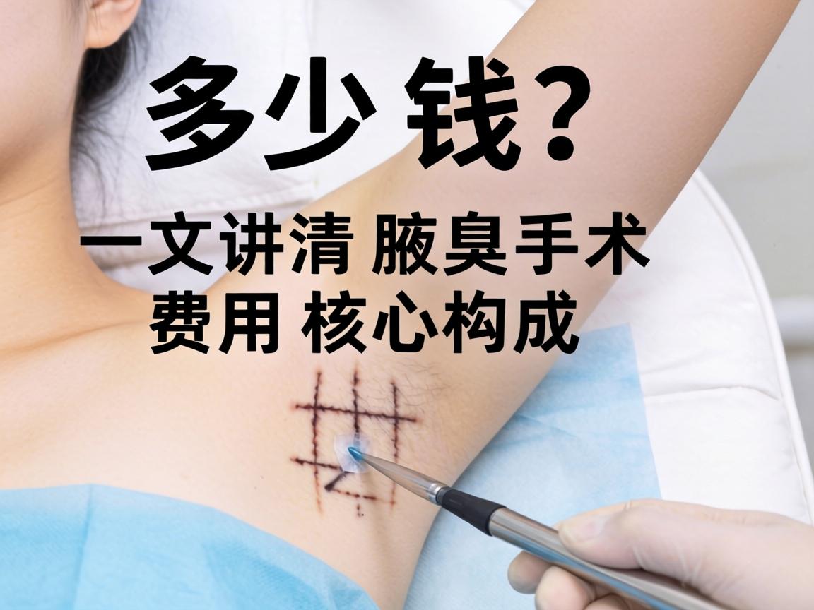 做腋下手术多少钱?一文讲清腋臭手术费用核心构成 做腋下手术多少钱?一文讲清腋臭手术费用核心构成