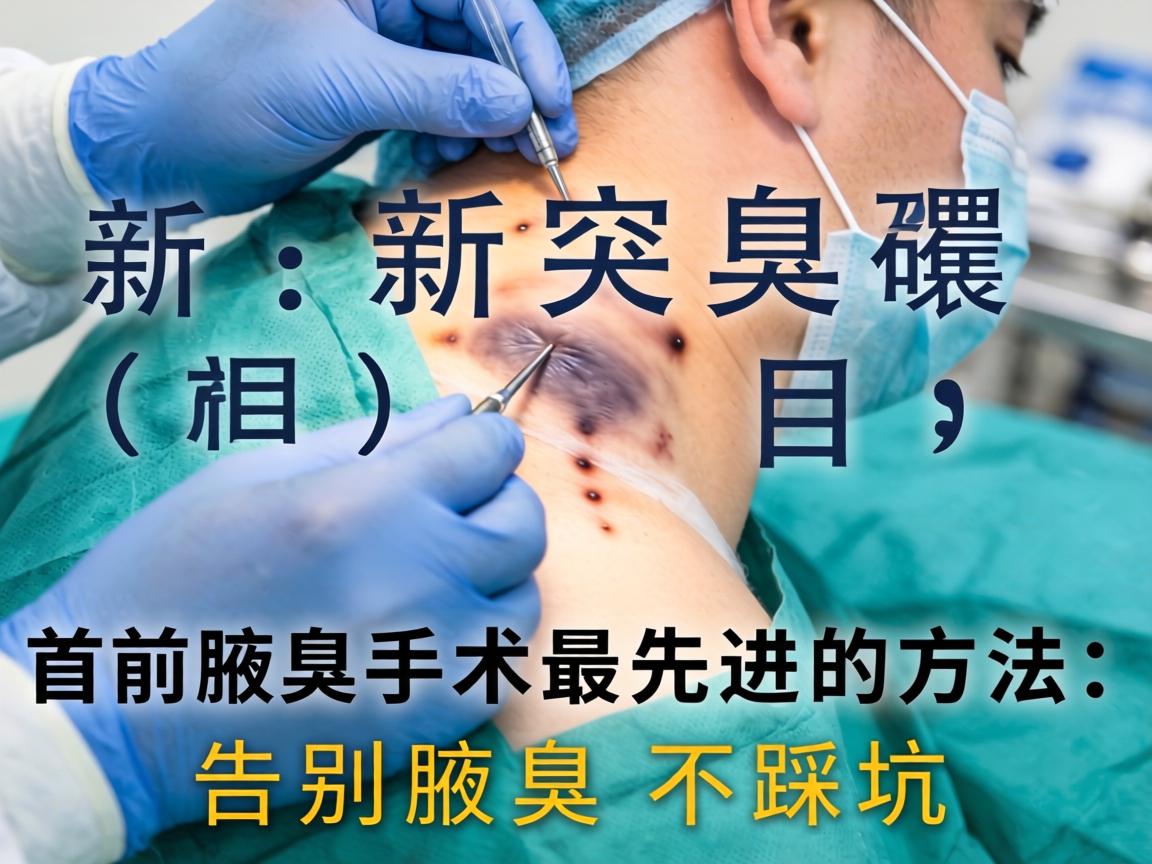 腋臭手术新突破,目前腋臭手术最先进的方法,告别腋臭不踩坑 腋臭手术新突破,目前腋臭手术最先进的方法,告别腋臭不踩坑