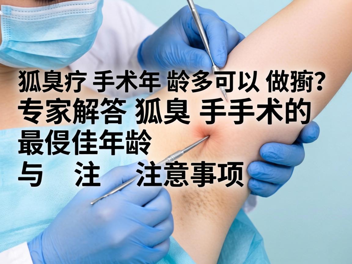 狐臭手术多大年龄可以做?专家解答狐臭手术的最佳年龄与注意事项 狐臭手术多大年龄可以做?专家解答狐臭手术的最佳年龄与注意事项