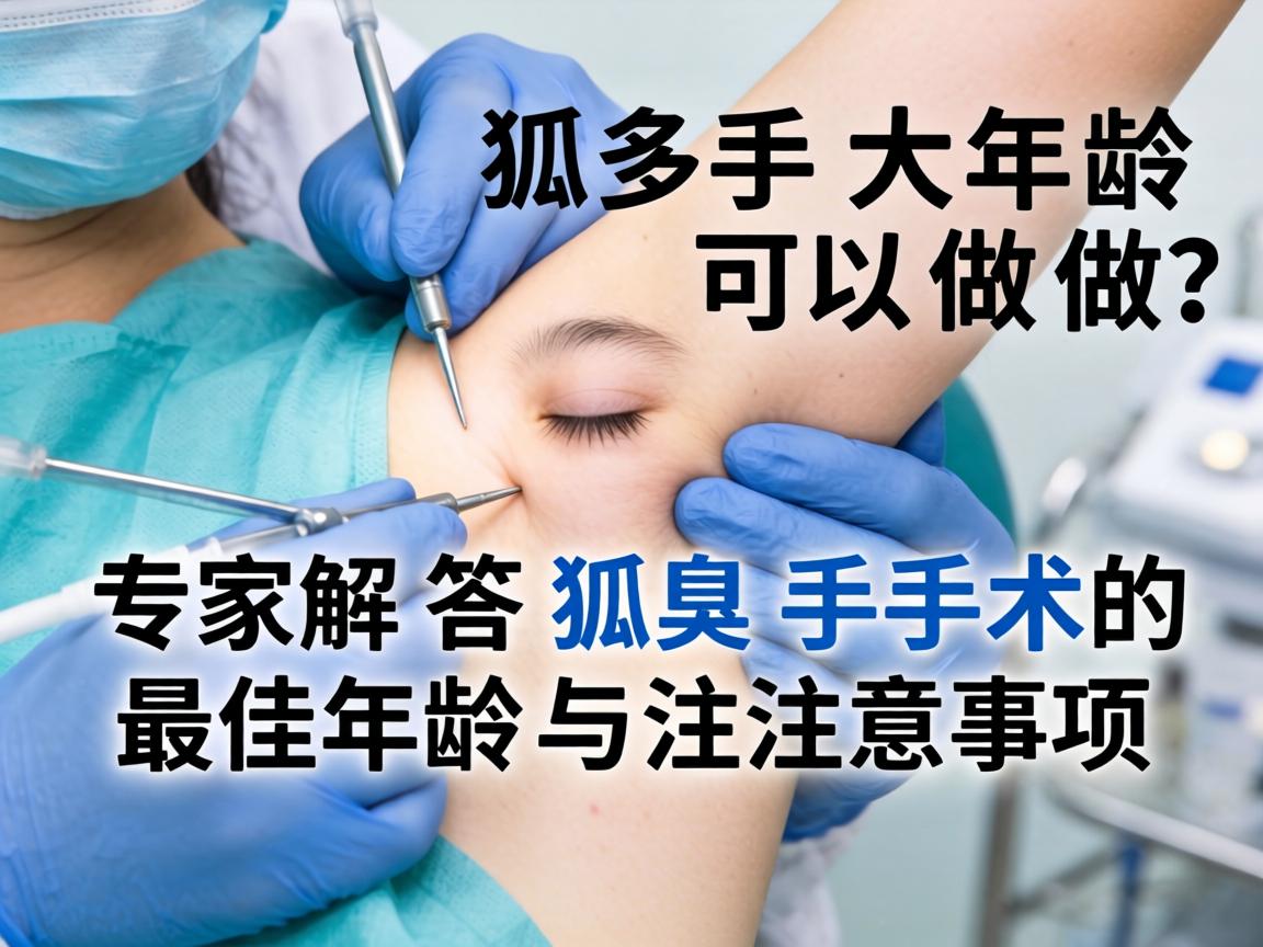 狐臭手术多大年龄可以做?专家解答狐臭手术的最佳年龄与注意事项 狐臭手术多大年龄可以做?专家解答狐臭手术的最佳年龄与注意事项