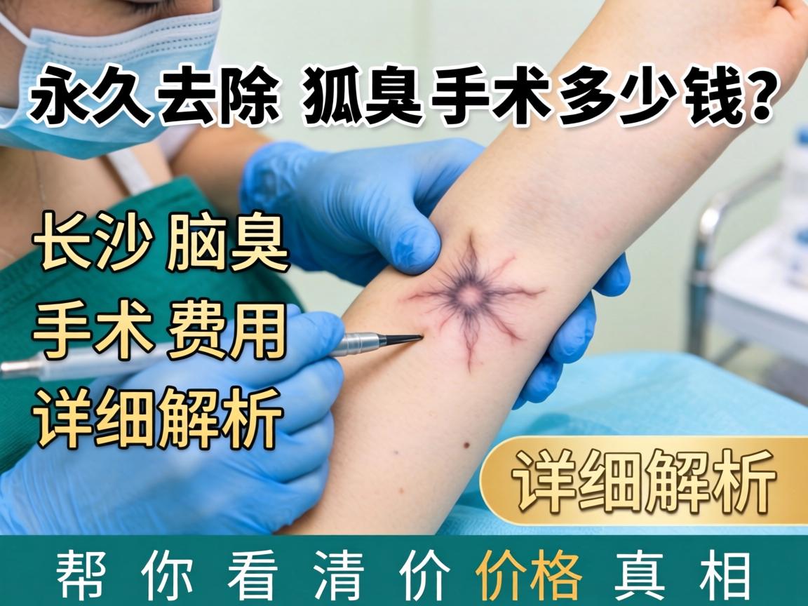 永久去除狐臭手术多少钱？长沙腋臭手术费用详细解析，帮你看清价格真相