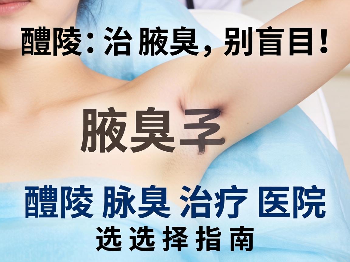 醴陵治腋臭，别盲目！醴陵腋臭治疗医院选择指南