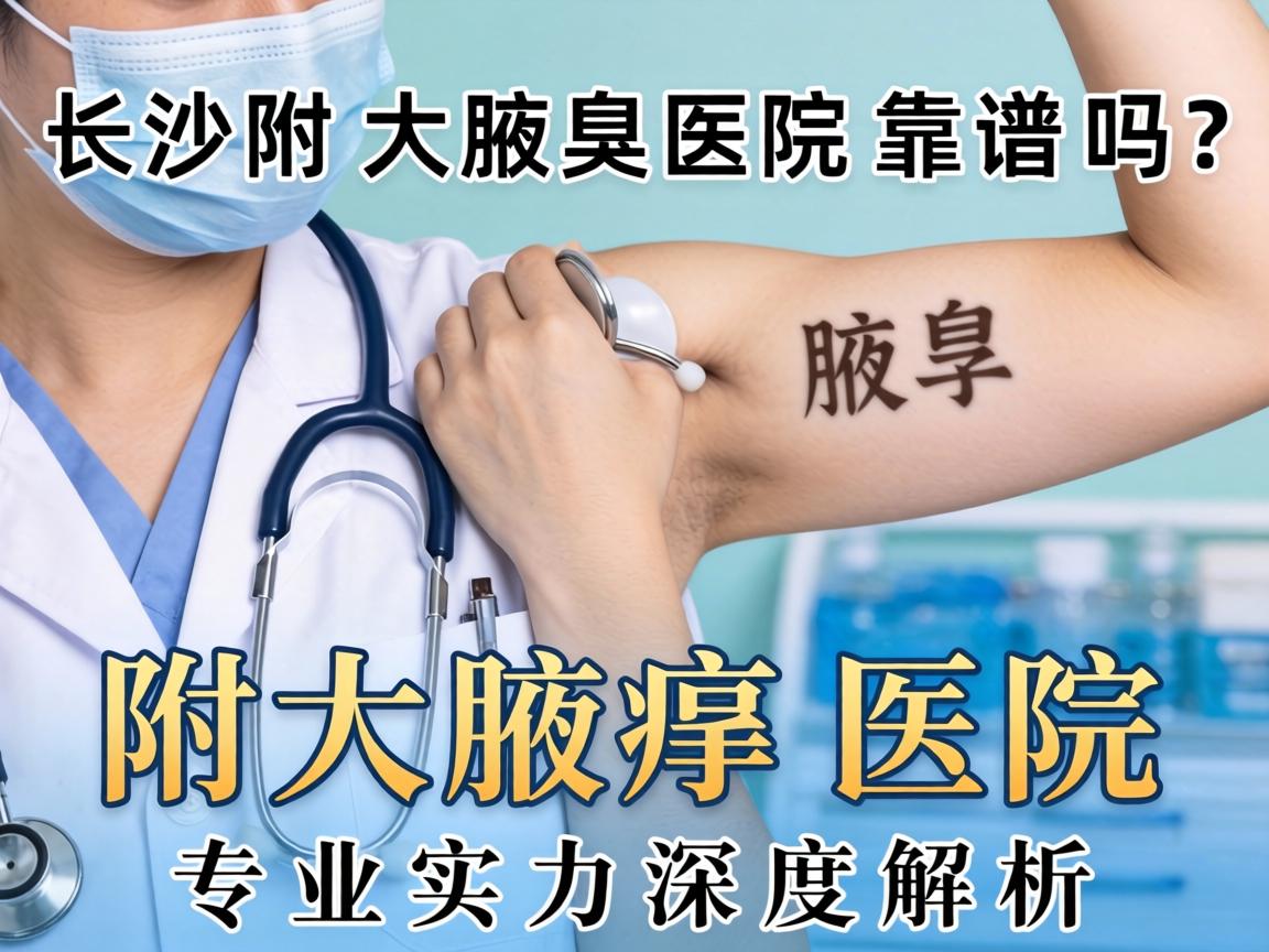 长沙附大腋臭医院靠谱吗?附大腋臭医院专业实力深度解析 长沙附大腋臭医院靠谱吗?附大腋臭医院专业实力深度解析