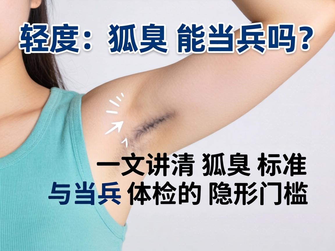轻度狐臭能当兵吗?一文讲清狐臭标准与当兵体检的隐形门槛 轻度狐臭能当兵吗?一文讲清狐臭标准与当兵体检的隐形门槛