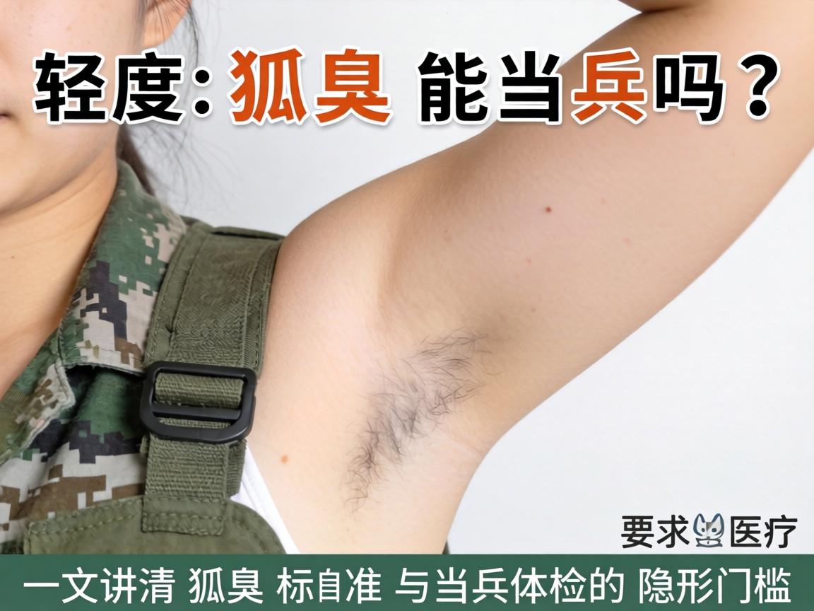 轻度狐臭能当兵吗?一文讲清狐臭标准与当兵体检的隐形门槛 轻度狐臭能当兵吗?一文讲清狐臭标准与当兵体检的隐形门槛
