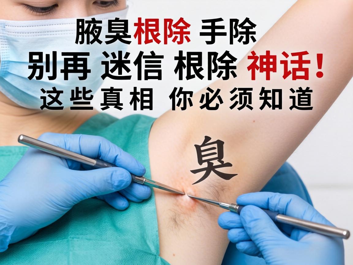腋臭根除手术，别再迷信根除神话！这些真相你必须知道