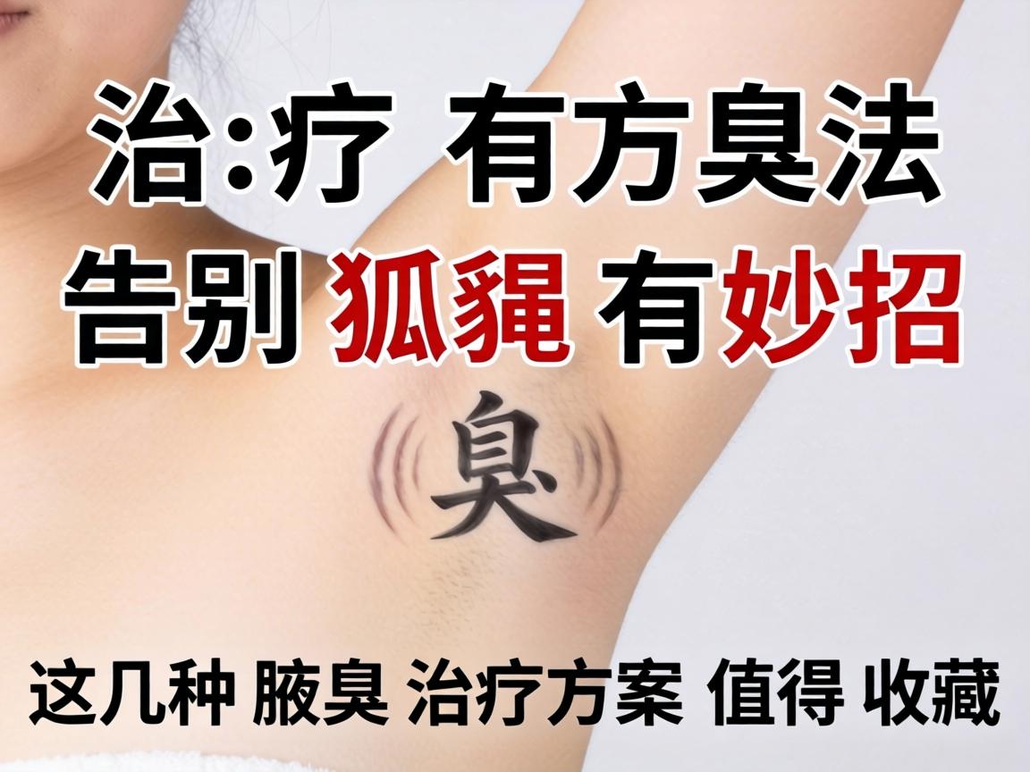 腋臭治疗有方法，告别狐臭有妙招，这几种腋臭治疗方案值得收藏