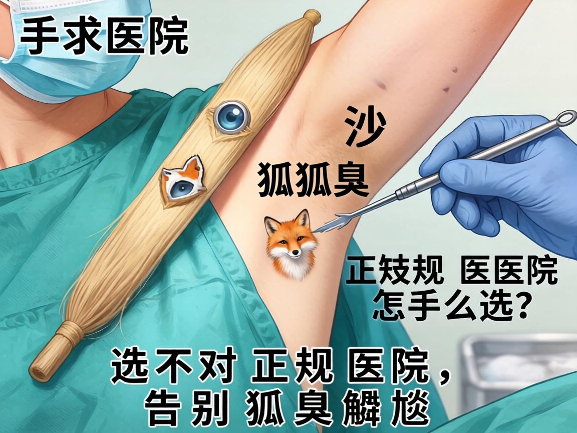 长沙狐臭手术正规医院怎么选？选对正规医院，告别狐臭尴尬