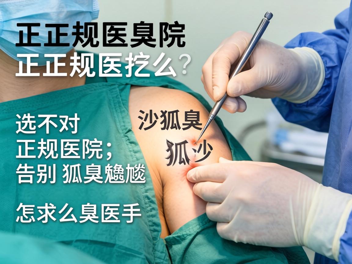 长沙狐臭手术正规医院怎么选？选对正规医院，告别狐臭尴尬