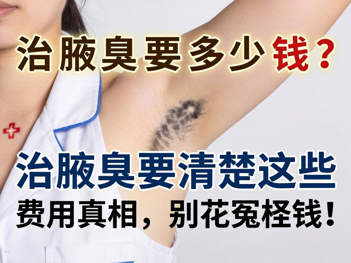 治腋臭要多少钱？治腋臭要清楚这些费用真相，别花冤枉钱！