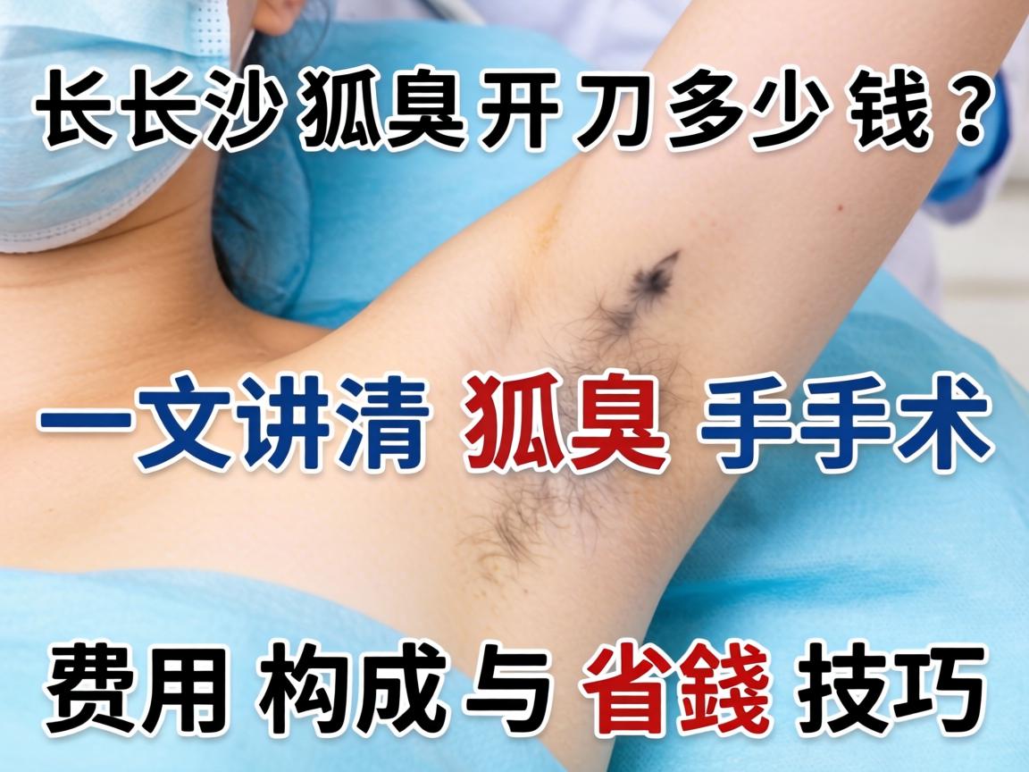 长沙狐臭开刀多少钱？一文讲清狐臭手术费用构成与省钱技巧