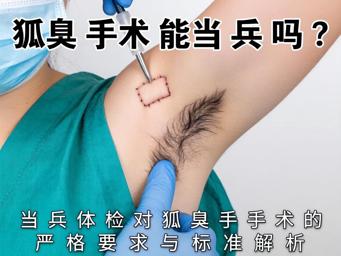 狐臭手术能当兵吗？当兵体检对狐臭手术的严格要求与标准解析