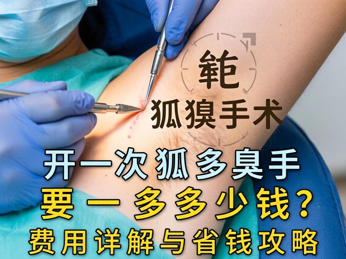 开一次狐臭手术要多少钱？费用详解与省钱攻略