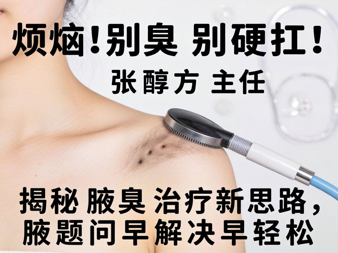 腋臭烦恼别硬扛!张醇方主任揭秘腋臭治疗新思路,腋臭问题早解决早轻松 腋臭烦恼别硬扛!张醇方主任揭秘腋臭治疗新思路,腋臭问题早解决早轻松