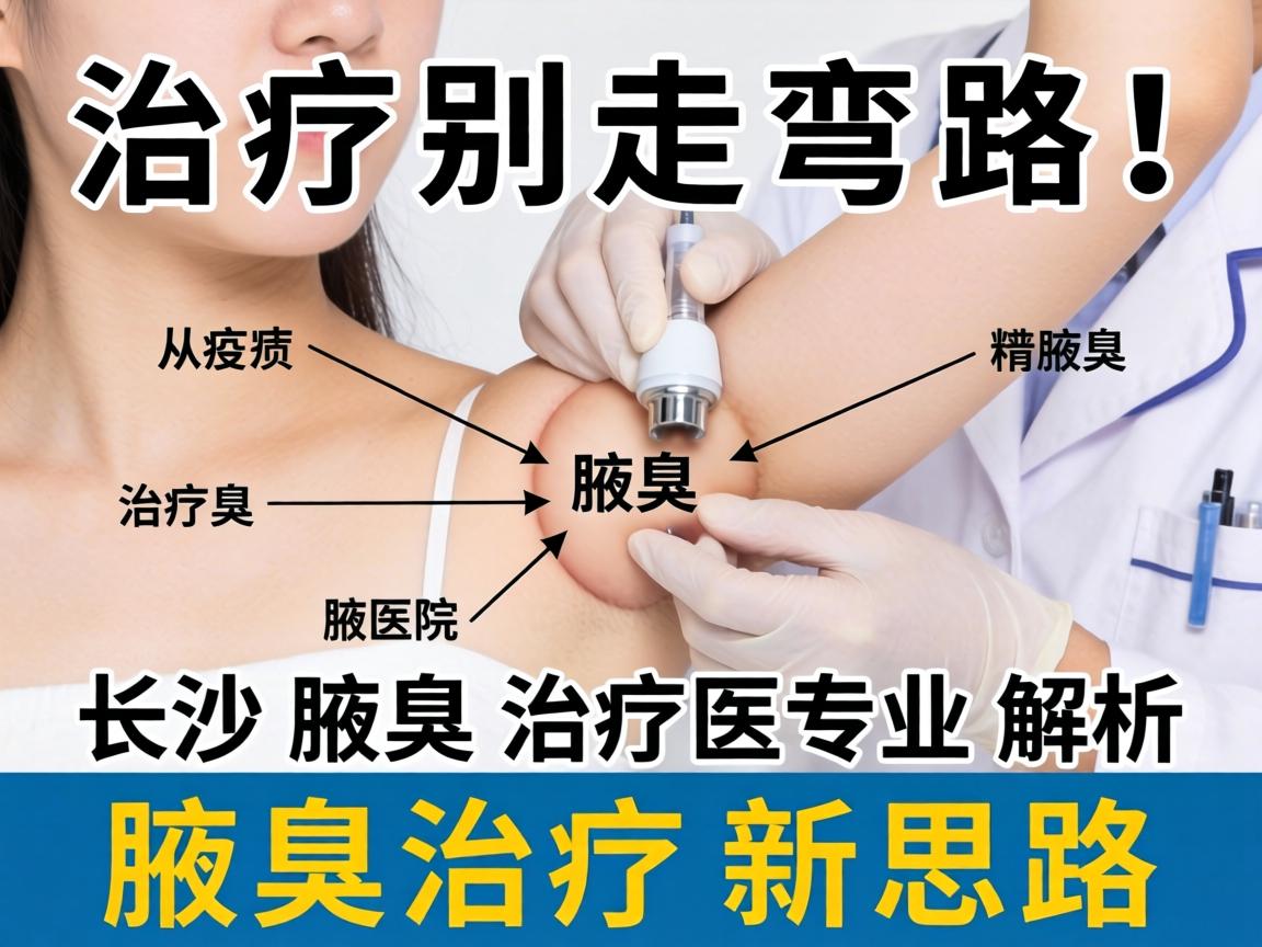 腋臭治疗别走弯路！长沙腋臭治疗医院专业解析腋臭治疗新思路