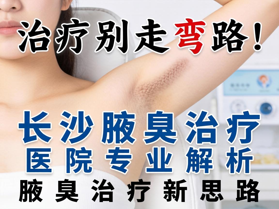 腋臭治疗别走弯路！长沙腋臭治疗医院专业解析腋臭治疗新思路