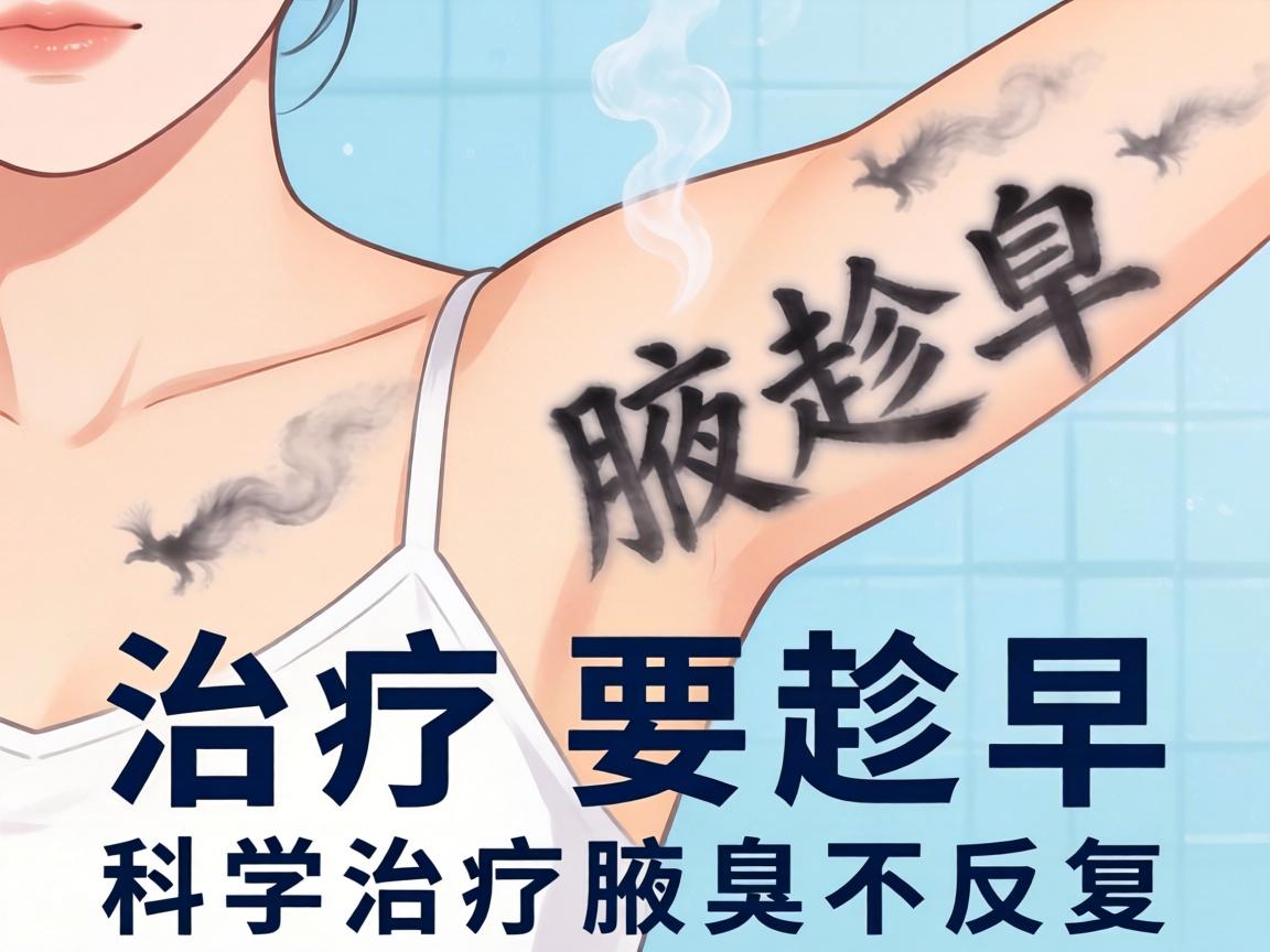 腋臭治疗要趁早，科学治疗腋臭不反复