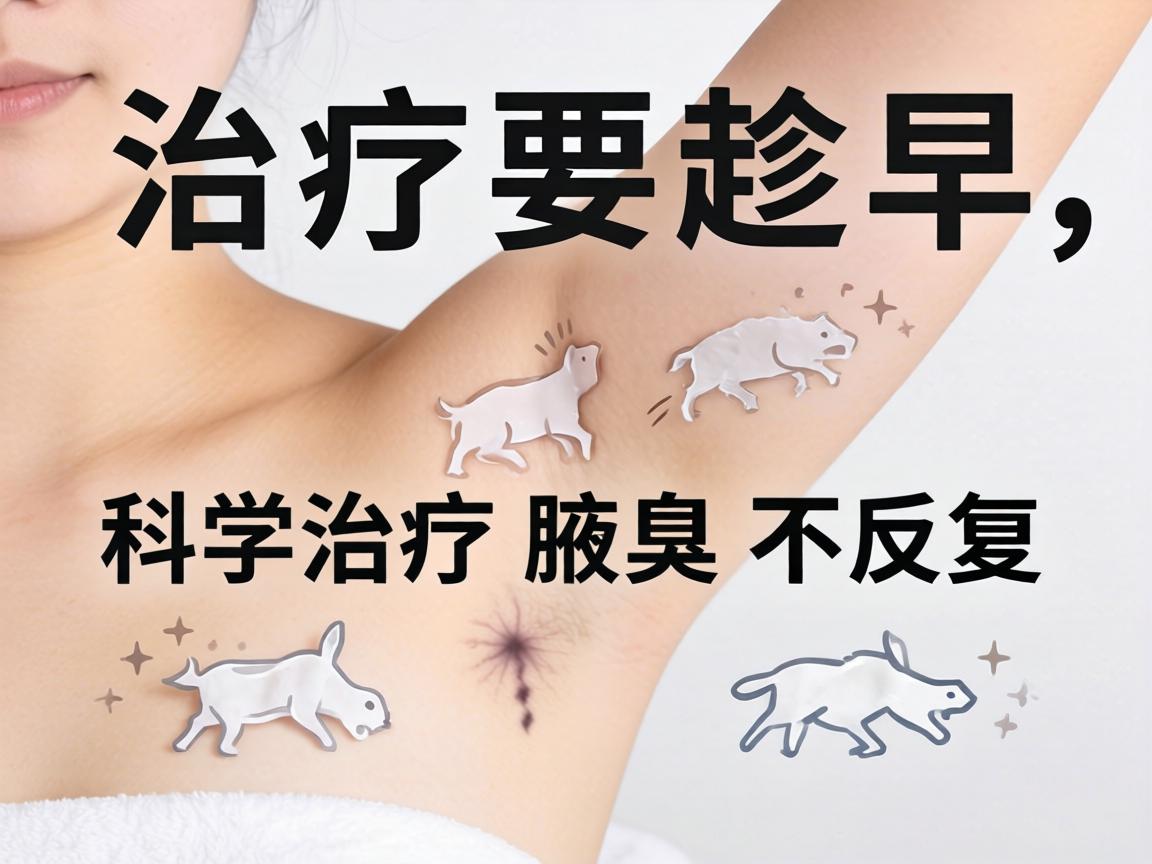 腋臭治疗要趁早，科学治疗腋臭不反复