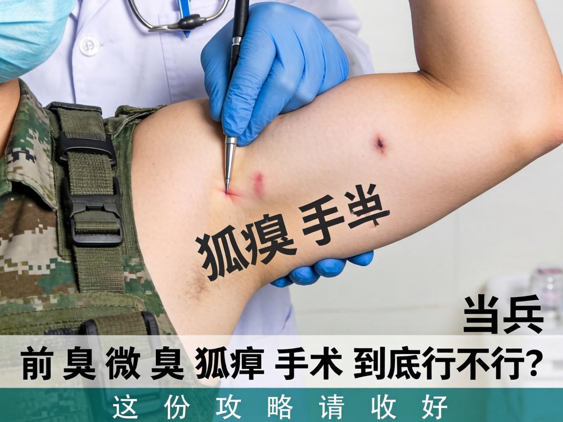狐臭手术当兵，当兵前做狐臭手术到底行不行？这份攻略请收好