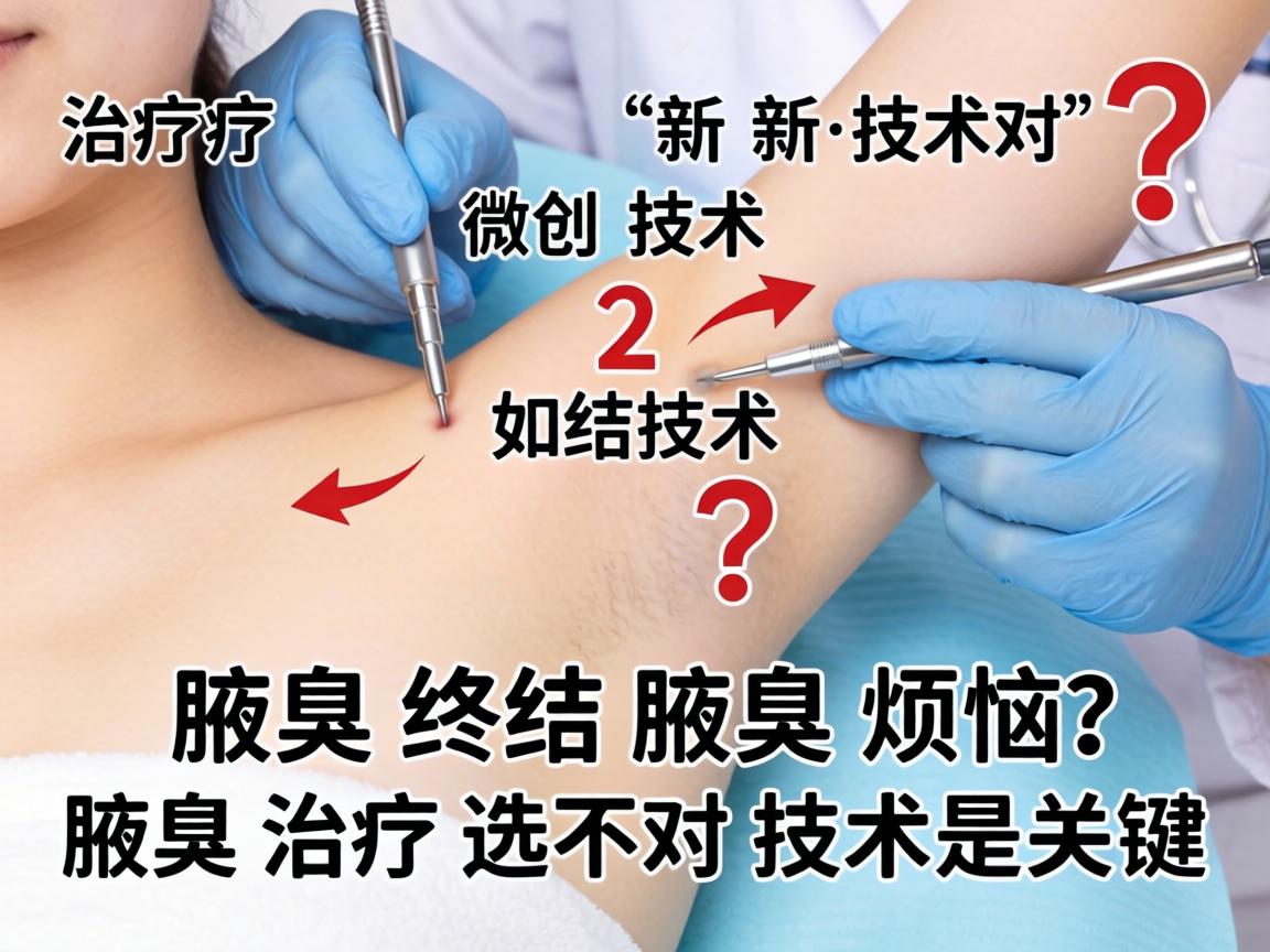 腋臭治疗新技术，微创技术如何终结腋臭烦恼？腋臭治疗选对技术是关键