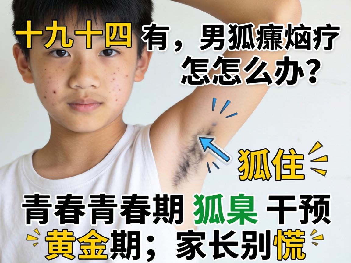 十四岁男孩有狐臭怎么办?抓住青春期狐臭干预黄金期,家长别慌 十四岁男孩有狐臭怎么办?抓住青春期狐臭干预黄金期,家长别慌