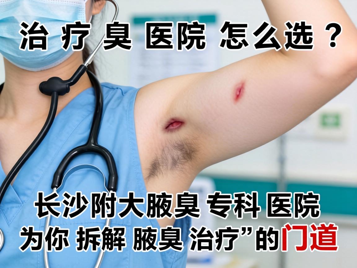 腋臭治疗医院怎么选？长沙附大腋臭专科医院为你拆解腋臭治疗的门道