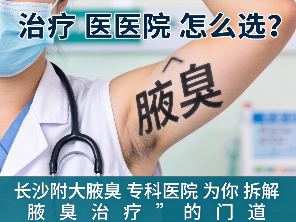 腋臭治疗医院怎么选？长沙附大腋臭专科医院为你拆解腋臭治疗的门道