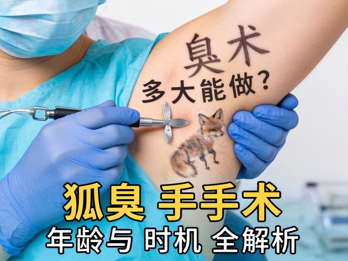 狐臭手术多大能做？狐臭手术年龄与时机全解析