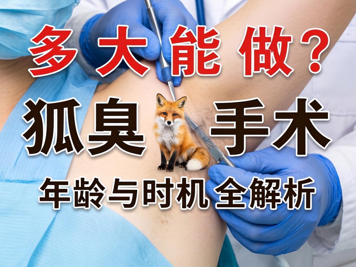 狐臭手术多大能做？狐臭手术年龄与时机全解析