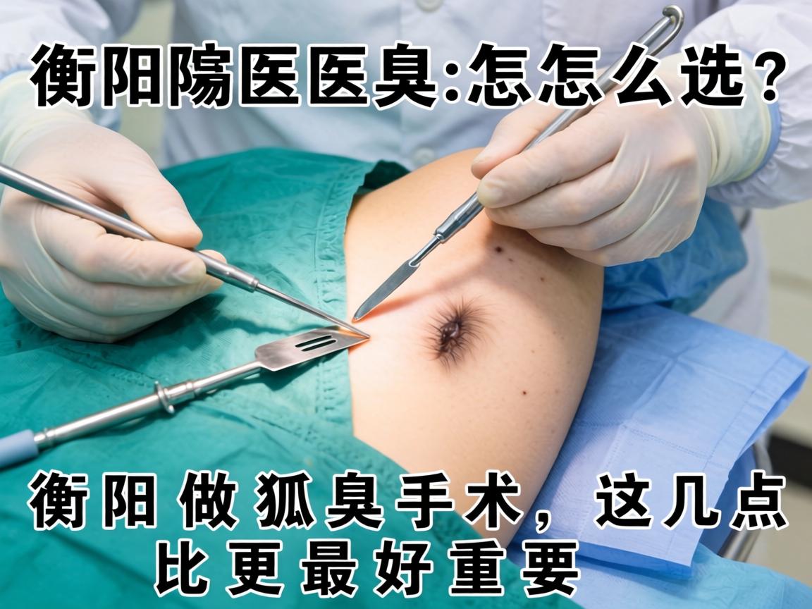 衡阳狐臭手术医院怎么选？衡阳做狐臭手术，这几点比最好更重要
