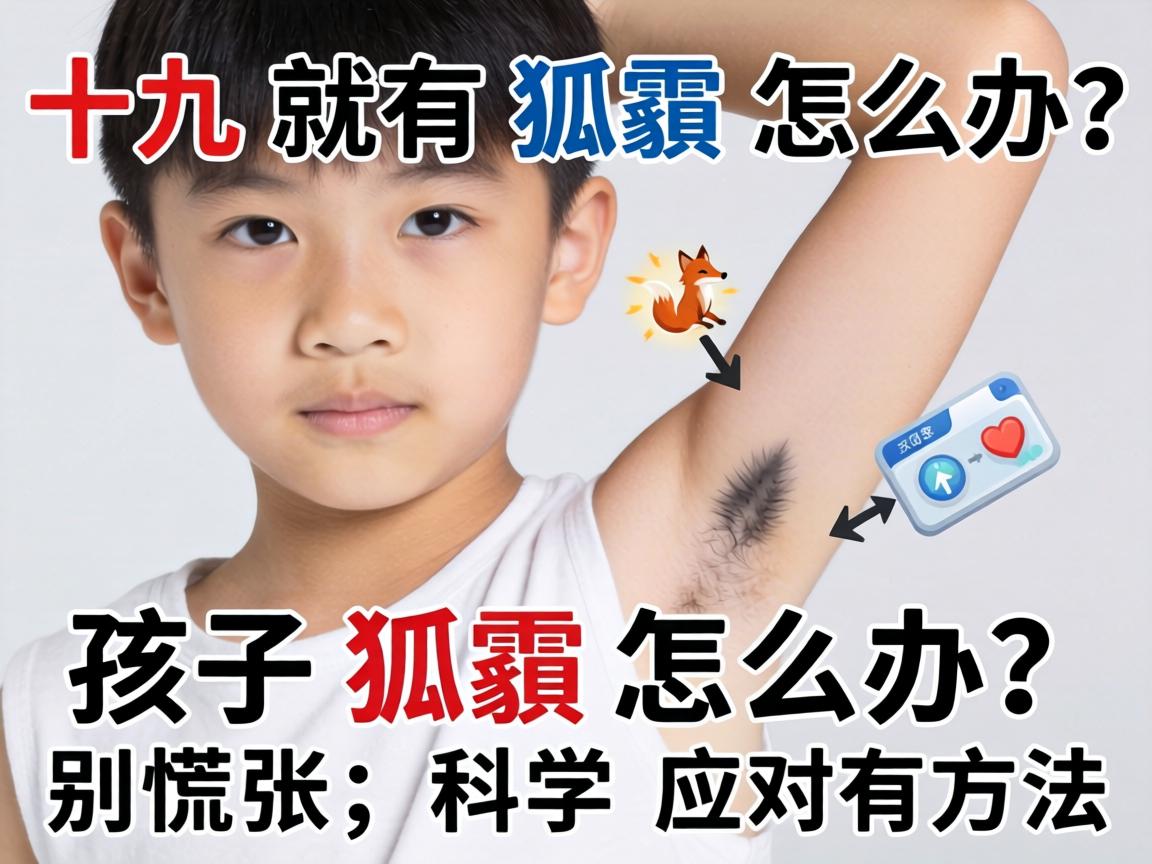 十一岁多孩子就有狐臭怎么办？孩子狐臭别慌张，科学应对有方法